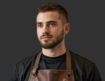 Максим — специалист по бороде, который знает, как подчеркнуть вашу харизму